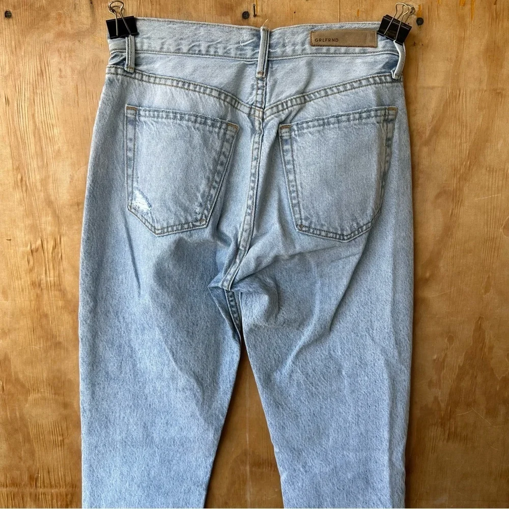 Grlfrnd Karolina High Rise Skinny Rigid Denim Light Acid Wash Jean